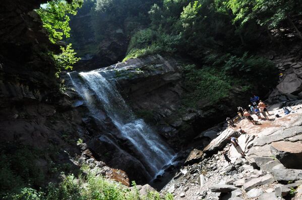 Two-stage Catskill Falls located near New York City. - Sputnik Africa