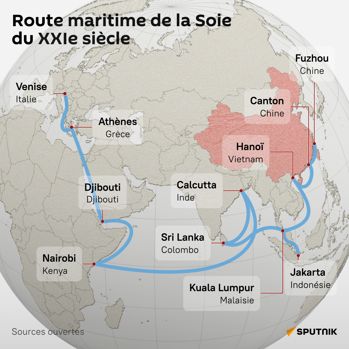 Route maritime de la Soie du XXIe siècle