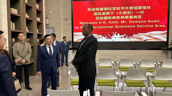 H.E. Ambassador Dewano Kedir,D/Head of Mission, met with Mr.Yao Jun, Member of the party working committee and D/director of the management committee of Changsha free zone and discussed establishing new platform to promote all-round cooperation in economic, trade & investment. - Sputnik Africa