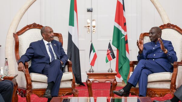 Kenya's President William Ruto meets with Sudan's army chief Abdel Fattah al-Burhan - Sputnik Africa