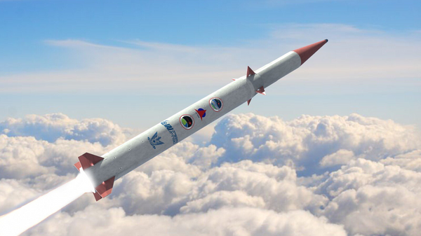 Graphic image of the future American-Israeli Arrow 4 missile defense system - Sputnik Africa