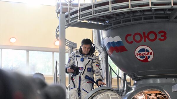 Commander of the TPK Soyuz MS-24, commander of the ISS-70/71b, pilot-cosmonaut of the Russian Federation Oleg Kononenko at the Cosmonaut Training Center named after. Yu.A. Gagarin during examination complex training on the simulators of the manned transport spacecraft Soyuz MS and the Russian segment of the International Space Station. - Sputnik Africa