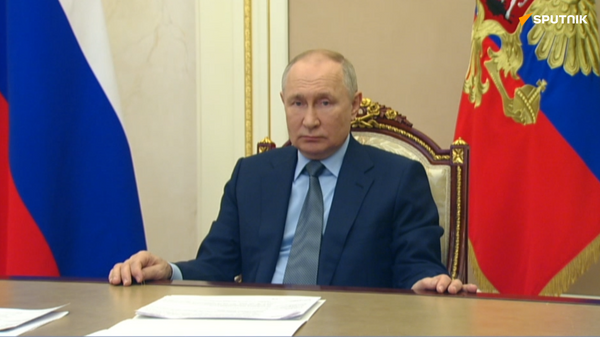  Vladimir Poutine prend la parole au sommet virtuel du G20 - Sputnik Afrique