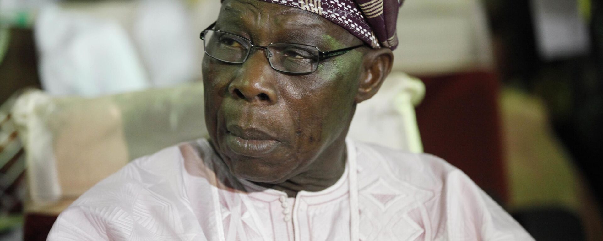 Former Nigeria President Olusegun Obasanjo attends a function in Abeokuta, Nigeria, 2013 - Sputnik Africa, 1920, 01.11.2024