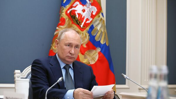 Vladimir Poutine, le 22 novembre 2023, lors du sommet du G20 - Sputnik Afrique