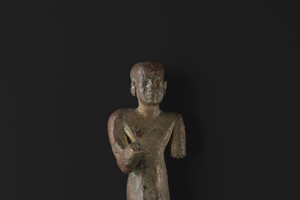 Leaded bronze figurine of a priest, Third Intermediate Period (about 1069-656 BC © National Museums Scotland - Sputnik Africa