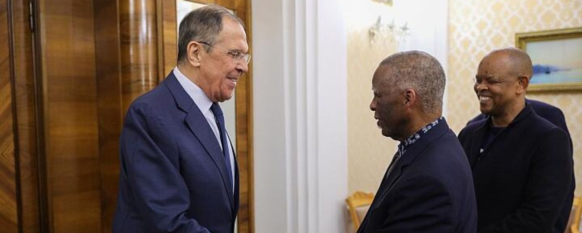 On November 27, the Russian Foreign Minister Sergey Lavrov met with former South African President Thabo Mbeki - Sputnik Africa, 1920, 28.11.2023