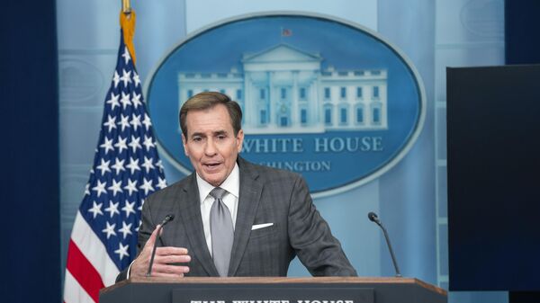National Security Council spokesman John Kirby speaks during a press briefing at the White House, Thursday, Nov. 30, 2023, in Washington - Sputnik Africa