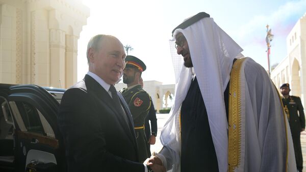 Les Présidents russe et émirati à Abou Dhabi

 - Sputnik Afrique