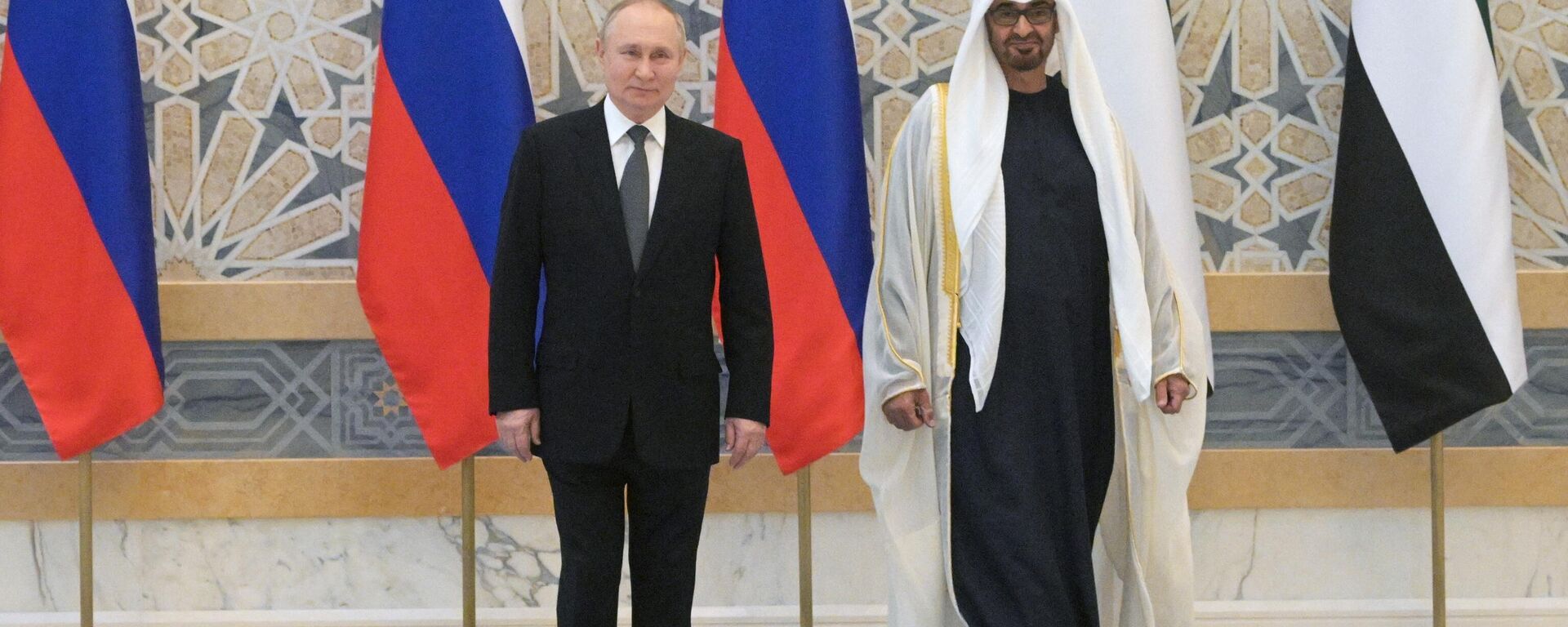 Visit of Russian President Vladimir Putin to the United Arab Emirates on December 6, 2023. - Sputnik Africa, 1920, 07.12.2023