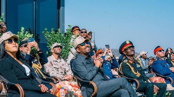 Ethiopian Prime Minister Abiy Ahmed attends the celebration of the 88th anniversary of the founding of the Ethiopian Air Force in Addis Ababa, Ethiopia, Saturday, December 16, 2023. - Sputnik Africa