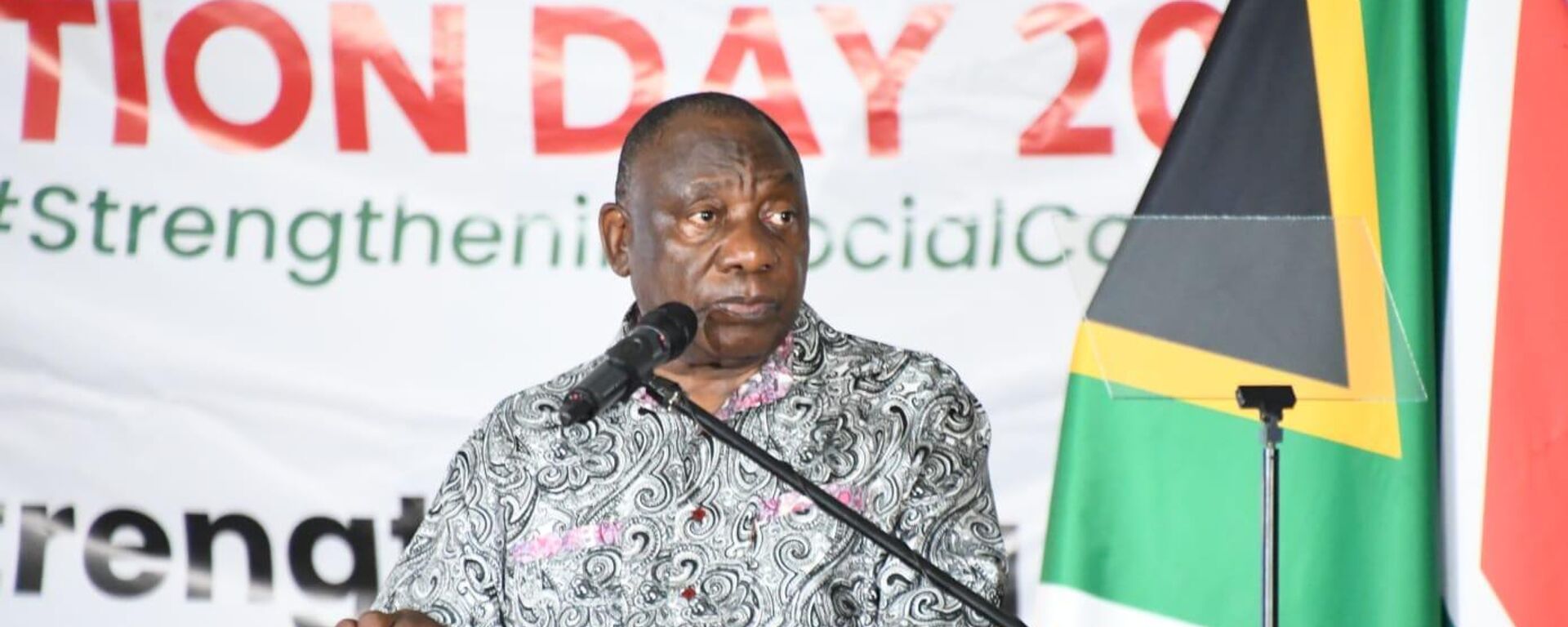 South Africa's President Cyril Ramaphosa at the Reconciliation Day event on December 16, 2023. - Sputnik Africa, 1920, 21.02.2024