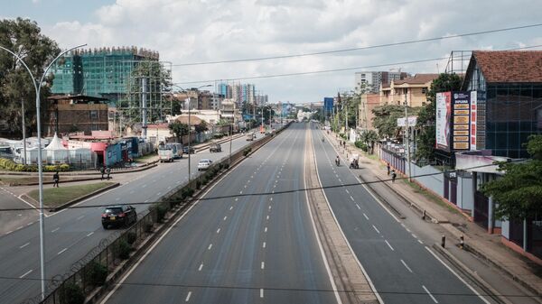 A general view of the empty Thika highway after Kenyan police closed down the road to prevent the convoy of Kenya opposition leader Raila Odinga's Azimio la Umoja coalition from reaching the city's center in Nairobi on May 2, 2023.  - Sputnik Africa