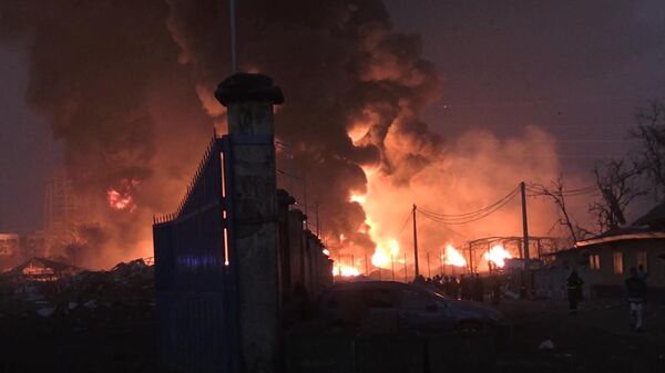 Une explosion s'est produite le 18 décembre dans un dépôt de carburants à Conakry - Sputnik Afrique