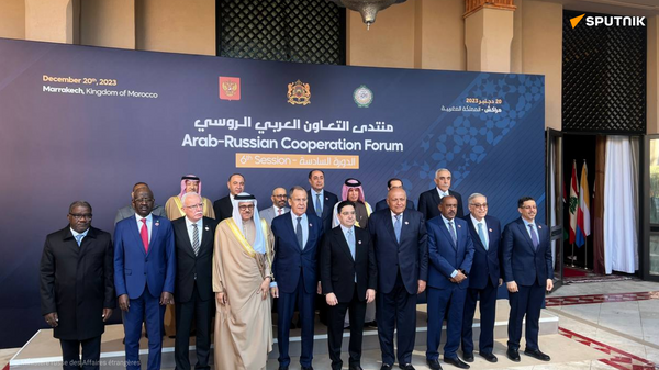 La VIe session du Forum de coopération russo-arabe à Marrakech - Sputnik Afrique