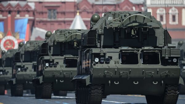 Tor missile systems rumbling down Red Square during a Victory Day parade. File photo. - Sputnik Africa