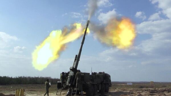 Self-propelled artillery unit Malva. - Sputnik Africa