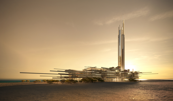 Epicon, a futuristic tourist complex that will appear in northwestern Saudi Arabia in the coming years. - Sputnik Africa