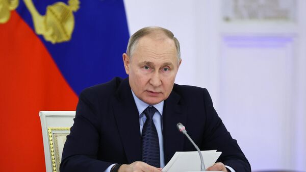 Vladimir Poutine au Kremlin, le 27 décembre 2023 - Sputnik Afrique