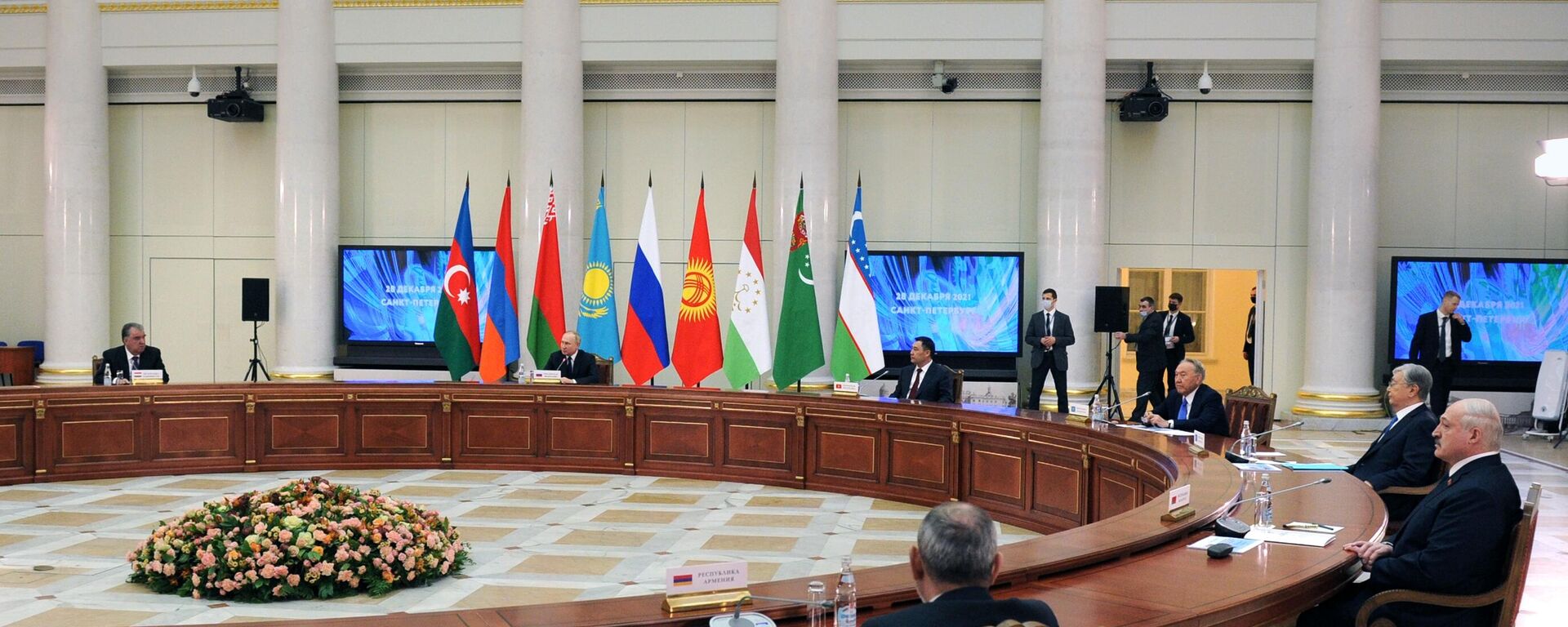 Russian President Vladimir Putin at a meeting of the informal summit of the heads of state - members of the Commonwealth of Independent States (CIS) - Sputnik Africa, 1920, 01.01.2024