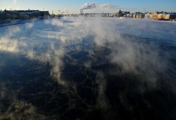 Frosty weather in St. Petersburg. - Sputnik Africa