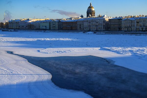 Frosty weather in St. Petersburg. - Sputnik Africa
