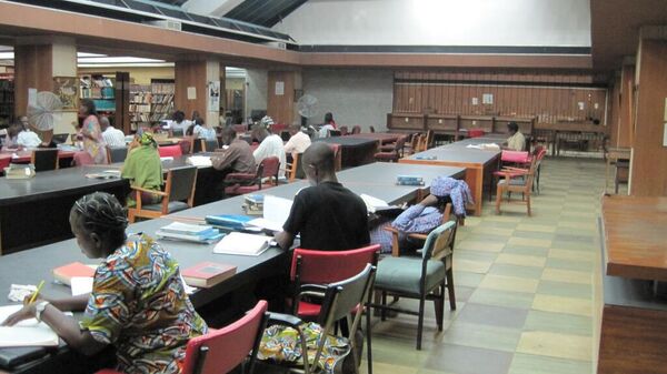 The graduate and post-graduate reading room at University of Ibadan - Sputnik Africa