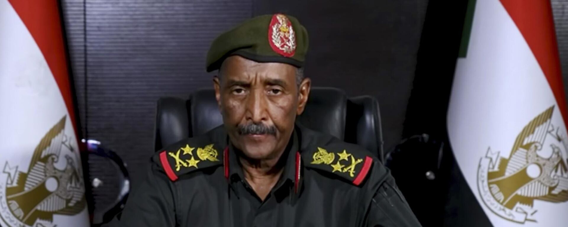 In this image made from video provided Friday, April 21, 2023, by the Sudan Armed Forces, Gen. Abdel-Fattah Burhan, commander of the Sudanese Armed Forces, speaks at an undisclosed location. - Sputnik Africa, 1920, 06.01.2024