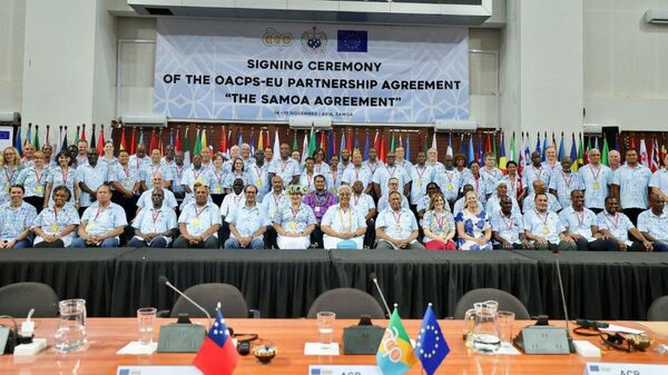The Samoa agreement btw the EU & the Organisation of African, Caribbean & Pacific States - Sputnik Africa