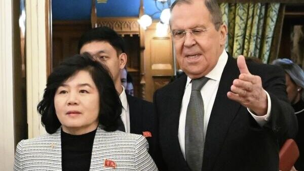 Russian Foreign Minister Sergey Lavrov meets with his North Korean counterpart Choe Son-hui in Moscow, Russia, on Tuesday, January 16, 2024. - Sputnik Africa
