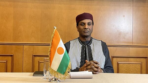 Ali Lamine Zeine, Nigerien Prime Minister during his visit to Moscow, January 18, 2024 - Sputnik Africa