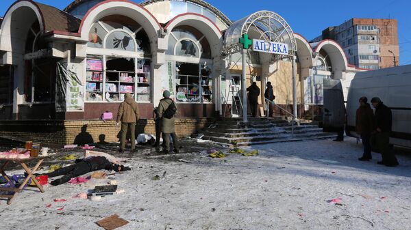 Donetsk après un pilonnage - Sputnik Afrique