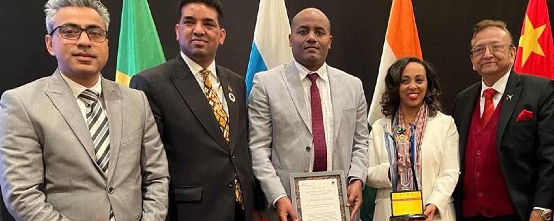 Ethiopian Airlines received “Corporate Sustainability Achievement Award” at the BRICS-CCI Annual Recognition Awards 2024 in Delhi, India. - Sputnik Africa, 1920, 24.01.2024