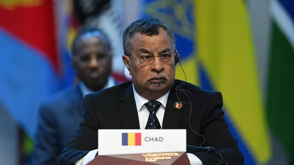 Mahamat Saleh Annadif, ministre tchadien des Affaires étrangères, au forum Russie-Afrique (archive photo) - Sputnik Afrique