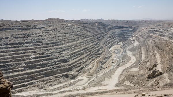 The pit of the Rössing mine near Swakopmund, Namibia. - Sputnik Afrique