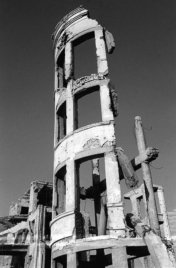 A school building destroyed during the Battle of Stalingrad. - Sputnik Africa