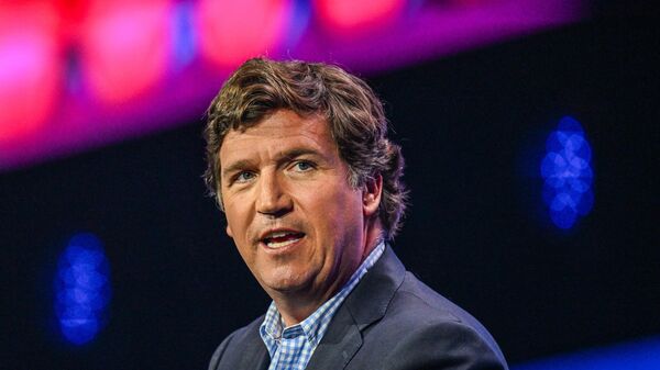 US conservative political commentator Tucker Carlson speaks at the Turning Point Action USA conference in West Palm Beach, Florida, on July 15, 2023. - Sputnik Africa