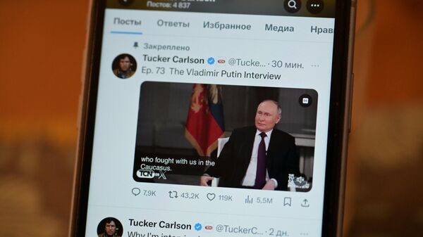Interview de Vladimir Poutine à Tucker Carlson - Sputnik Afrique