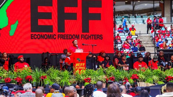 Economic Freedom Fighters presenting their election manifesto - Sputnik Africa