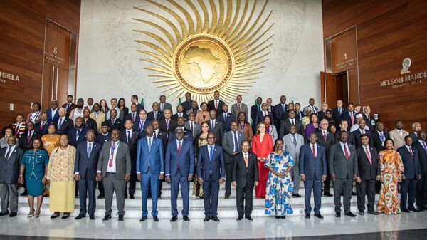 In preparation for the upcoming 37th Ordinary Session of the Assembly of the AU Heads of State and Government, the AU Executive Council kicked off at the AU HQ.  - Sputnik Afrique