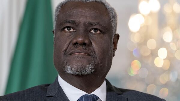 Le président de l'Union africaine, Moussa Faki Mahamat  - Sputnik Afrique
