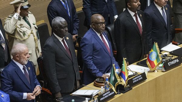 the 37th Ordinary Session of the Assembly of the African Union (AU) at the AU headquarters in Addis Ababa on February 17, 2024.  - Sputnik Africa