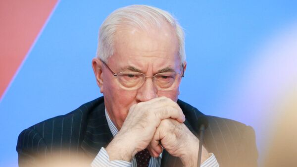 Former Ukrainian Prime Minister Mykola Azarov attends the news conference, in Moscow, Russia on February 21, 2019. - Sputnik Africa