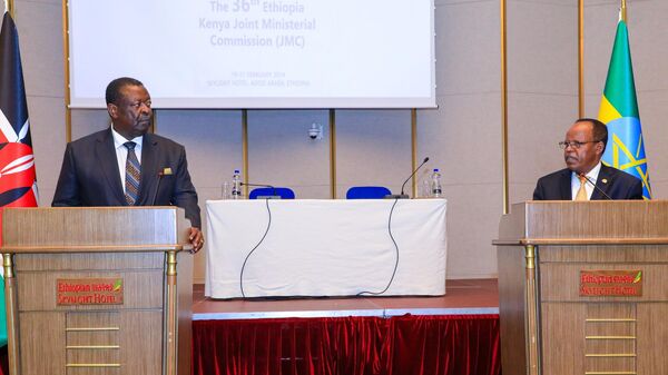 The 36th Ethiopia-Kenya Joint Ministerial Commission was held at the Skylight Hotel in Addis Ababa.  - Sputnik Africa
