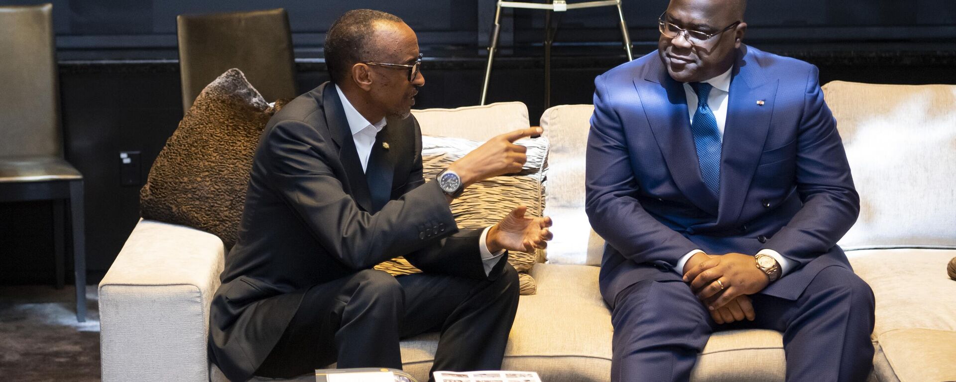 President Kagame meets with President Félix Tshisekedi of the Democratic Republic of the Congo, 2019 - Sputnik Africa, 1920, 29.02.2024
