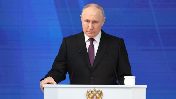 Russian President Vladimir Putin Delivers Annual Address to Parliament - Sputnik Africa