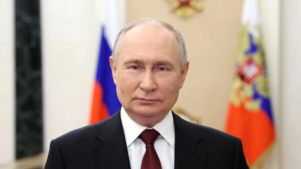 Russian President Vladimir Putin addresses World Youth Festival - Sputnik Africa