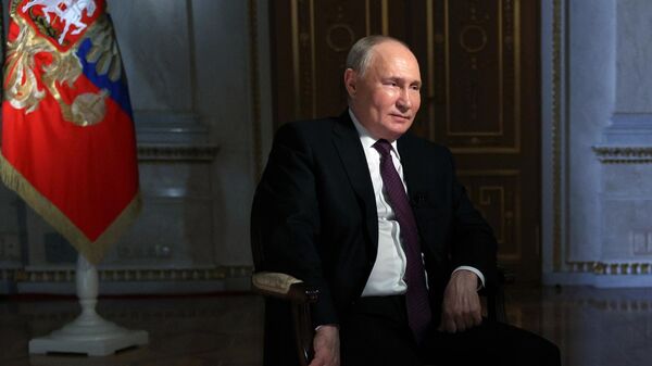 Putin's interview Rossiya Segodnya international news agency's head Dmitry Kiselev - Sputnik Africa