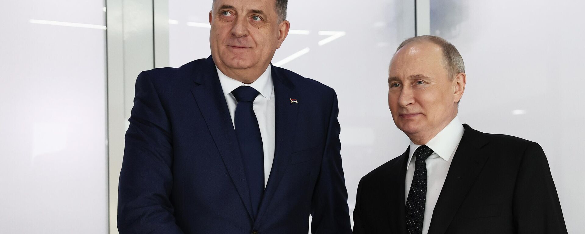 Russian President Vladimir Putin, left, and Republika Srpska President Milorad Dodik meeting in Kazan - Sputnik Africa, 1920, 17.03.2024