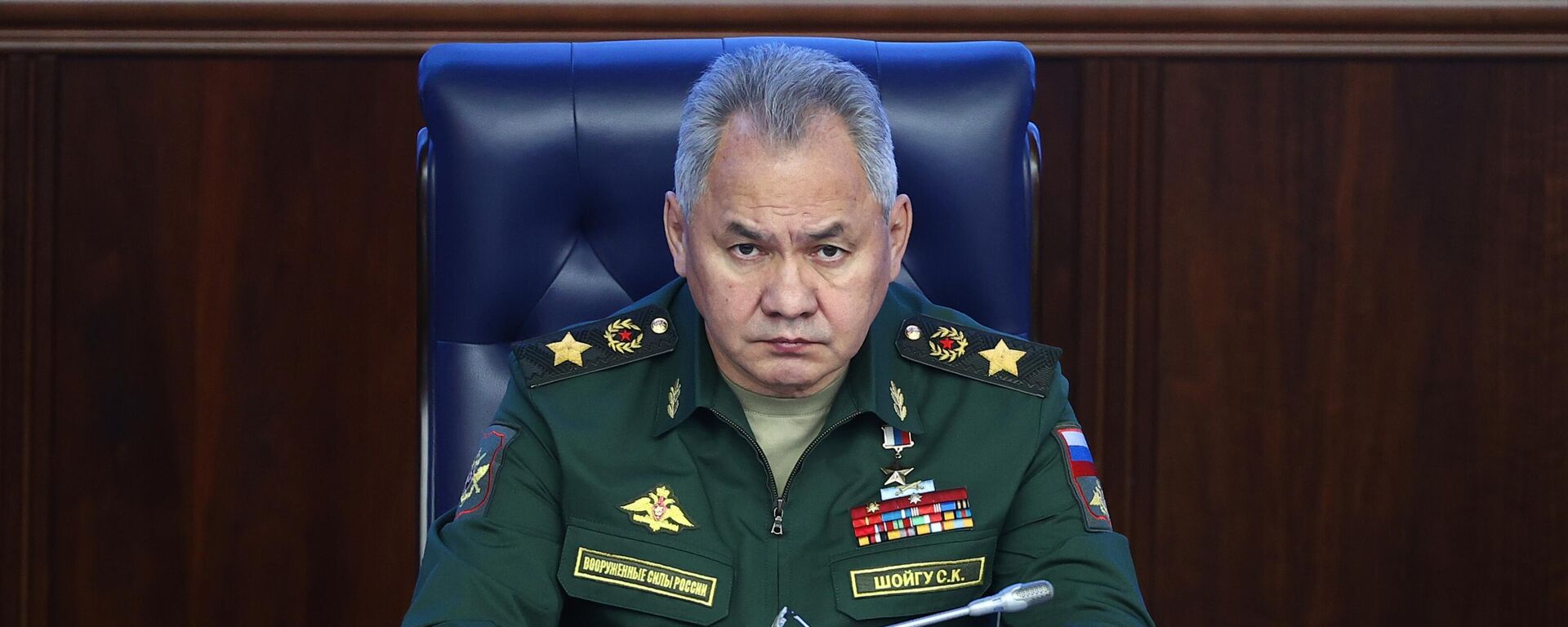 Russian Defence Minister Sergey Shoigu during an extended meeting of the Russian Ministry of Defence - Sputnik Africa, 1920, 20.03.2024